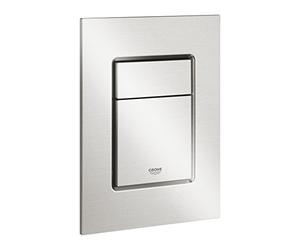 GROHE 37535DC0 - Skate Cosmopolitan S Escudo | Desagüe interrumpible, fácil montaje frontal, acabado de alta calidad, superficie fácil de limpiar (acero inoxidable