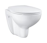 Grohe Bau Ceramic taza de inodoro con asiento de cierre suave suspendido sin reborde blanco 39351000