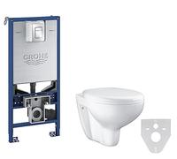 Grohe 39596000 Rapid SLX 39597000 Elemento de 1,13 m de altura con conexión de alimentación y conexión de agua para ducha inodoro sin desagüe azul