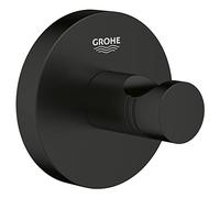 GROHE 403642431 Essentials - Gancho para bata, color negro mate