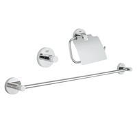 Grohe - Set de accesorios de baño Juego de baño 3 en 1 color Round (cromo) Ref. 40775001