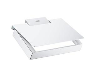Grohe 40781000 40781000-Selection Cube - Portarrollos de Papel higiénico con Tapa