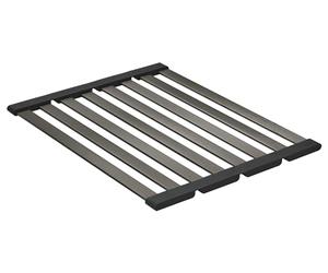 GROHE 40856AL0 - Estante plegable para platos grande, grafito duro cepillado