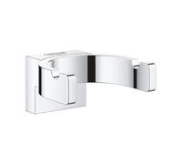 GROHE 41049000 - Selection Colgador doble | Montaje en pared con fácil instalación, acabado fácil de limpiar (cromo, 41049000)