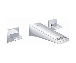 Grohe Allure Brilliant - Grifo de lavabo empotrado Cuerpo liso tamaño S (Montaje en pared de tres agujeros) Ref. 20346000