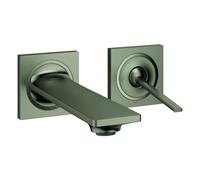 Grohe Allure Mezclador de lavabo de 2 agujeros, proyección 154mm, instalación oculta, 19309MG2, Color: grafito satinado