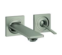 Grohe Allure Mezclador de lavabo de 2 agujeros, proyección 154mm, instalación oculta, 19309MS2, Color: acero satinado