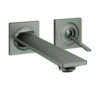 Grohe Allure Mezclador de lavabo de 2 agujeros, proyección 212mm, instalación oculta, 19386AL2, Color: grafito duro cepillado