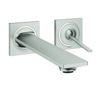 Grohe Allure Mezclador de lavabo de 2 agujeros, proyección 212mm, instalación oculta, 19386DC2, Color: súper acero