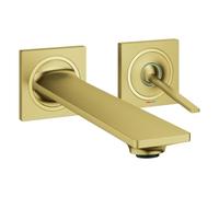 Grohe Allure Mezclador de lavabo de 2 agujeros, proyección 212mm, instalación oculta, 19386GN2, Color: fresco amanecer cepillado