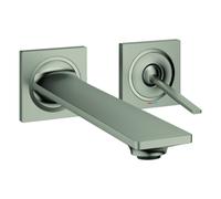 Grohe Allure Mezclador de lavabo de 2 agujeros, proyección 212mm, instalación oculta, 19386MS2, Color: acero satinado