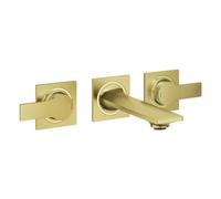 Grohe Allure Mezclador de lavabo de 3 agujeros, proyección 150mm, instalación oculta, 20189GN2, Color: fresco amanecer cepillado