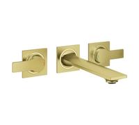 Grohe Allure Mezclador de lavabo de 3 agujeros, proyección 208mm, instalación oculta, 20193GN2, Color: fresco amanecer cepillado