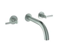 Grohe Atrio Private Collection Mezclador de lavabo de 3 orificios, 180 mm de proyección, con mangos de palanca, 20662DC0, Color: súper acero