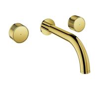 Grohe Atrio Private Collection Mezclador de lavabo de 3 orificios, 180 mm de proyección, para accionamiento por mando, 20589GL0, Color: fresco amanecer