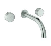 Grohe Atrio Private Collection Mezclador de lavabo de 3 orificios, 180 mm de proyección, para accionamiento por mando, 20589DC0, Color: súper acero