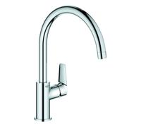 Grohe BauEdge Mezclador monomando de fregadero, 223 mm de saliente, alto, orientable, 31367001