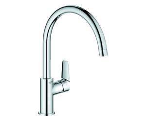 Grohe BauEdge Mezclador monomando de fregadero, 223 mm de proyección, alto, orientable, 31367001