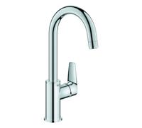 Grohe BauEdge Mezclador monomando de lavabo, tamaño L, proyección 140mm, juego de desagüe PUSH, orientable, 23911001