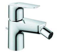 Grohe BauEdge mezclador monomando para bidé, proyección de 117 mm, juego de desagüe, 23331001