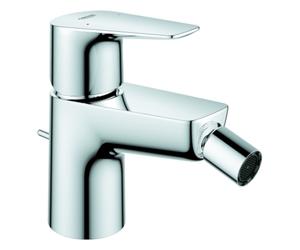 Grohe BauEdge mezclador monomando para bidé, proyección de 117 mm, juego de desagüe, 23331001