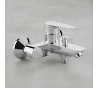 Mezclador de bañera grueso BauEdge extensión 168 mm cromo