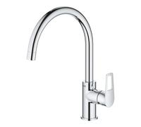 Grohe BauLoop - Grifo de cocina - Monomando de fregadero 1/2" (Ref 31368001), Cromo