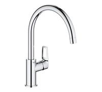 Grohe BauLoop - Grifo de cocina - Monomando de fregadero 1/2" (Ref 31368001), Cromo