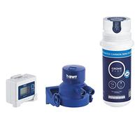 GROHE Blue - Filtro de carbón activo, para sistemas de filtración GROHE Blue, capacidad de 1500L, incluye caudalímetro y pilas, ref. 41136000