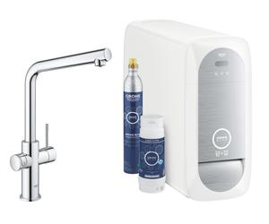 Grohe Blue grifo de cocina con filtro de pie StarLight Chrome 31454001