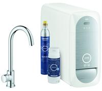 Grohe Blue Home Mono C-Out Starter Kit Mono Grifo con función de filtro, con
