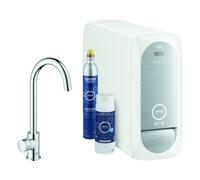 Grohe Blue Home Mono Grifo de fregadero monomando Starter Kit, descarga 153 mm,