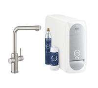 Grohe Blue grifo de cocina con filtro de pie SuperSteel 31539DC0