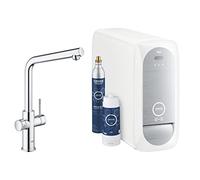 Grohe Blue Home Starter Kit - grifo de cocina con filtro de agua, caño en L (31454001)