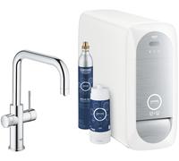 Grohe Blue kit de inicio con grifo de cocina de pie cromo 31456001