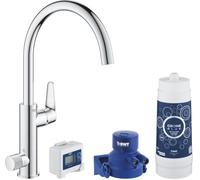 Grifo de cocina Grohe BauEdge con filtro Grohe Blue Pure Cromado