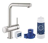 Grohe Blue Pure - Grifo de cocina con filtro de agua, Starter Kit GROHE Blue (Ref.30382DC0)
