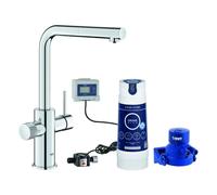 Grohe Blue Pure Minta Starter Kit con grifo extraíble Chrome, 30591000