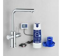 Grohe Blue Pure Minta Starter Kit con grifo extraíble Chrome, 30591000
