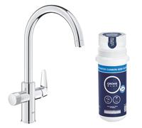 Grohe Blue kit de inicio con grifo de cocina de pie cromo 30593000