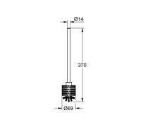 GROHE Cepillo De Repuesto Essentials 40392 Supersteel