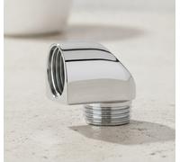 GROHE Codo de salida de ducha 45304 1/2\" para batería de bañera cromo, 45304000