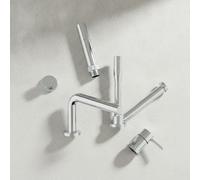 Grohe Concetto Combinación monomando para baño y ducha 1/2" Chrome, 19576002