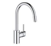 Grohe Concetto - Monomando de Fregadero 1/2" (32663003), Cromo, Hochdruck