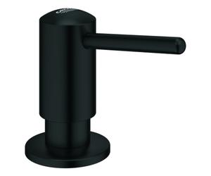 GROHE Contemporary dosificador de detergente líquido, para jabones líquidos, depósito de 500 ml, Matt Black, 1021652430