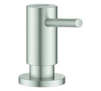 GROHE Cosmopolitan dispensador de detergente líquido, para jabones líquidos, recipiente de almacenamiento con 500ml, 40535DC0, Color: súper acero