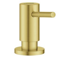 GROHE Cosmopolitan dispensador de detergente líquido, para jabones líquidos, recipiente de almacenamiento con 500ml, 40535GN0, Color: fresco amanecer cepillado