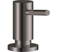 GROHE Cosmopolitan dispensador de detergente líquido, para jabones líquidos, recipiente de almacenamiento con 500ml, 40535A00, Color: grafito duro