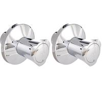 Grohe Costa L - Parte Exterior Llave de Paso, Color Cromo (Ref.19854001), 10-35 mm (Paquete de 2)