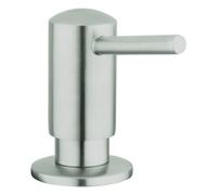 GROHE Dispensador de detergente contemporáneo, para jabones líquidos, contenedor de 500ml, 40536DC0, Color: súper acero
